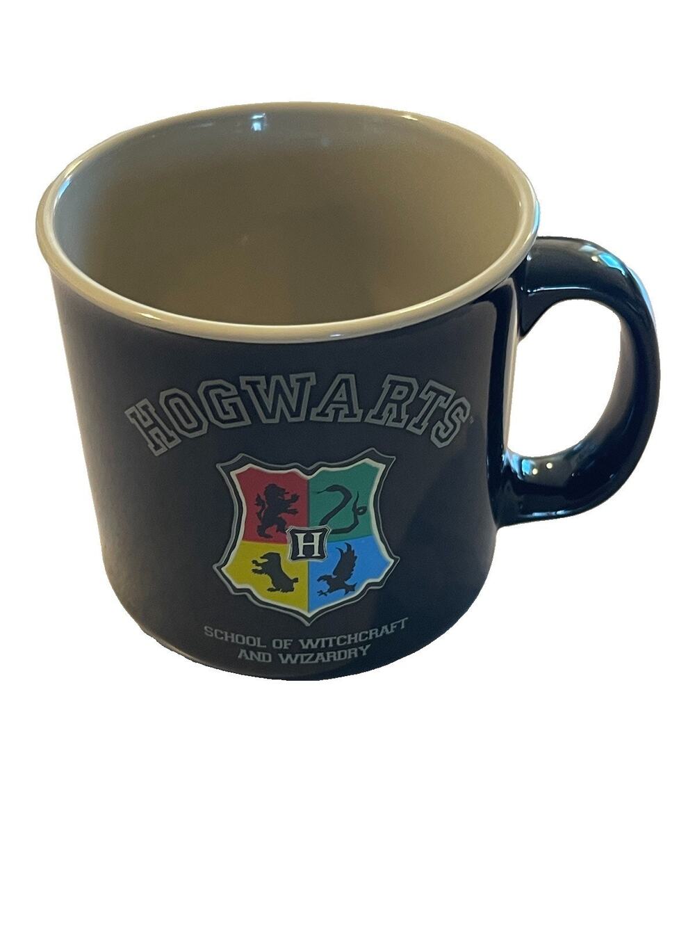 Harry Potter Hogwarts 20oz Ceramic Mug Black Official Wizarding